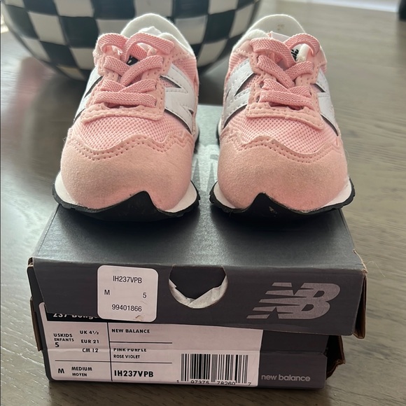 New Balance Kids' Pink Sneakers - Picture 2 of 6